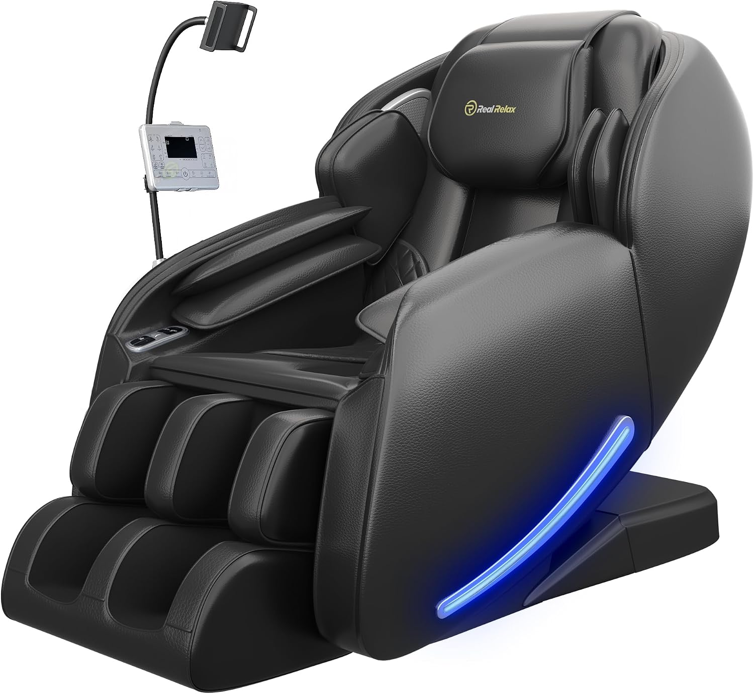 Real Relax Favor-06 black full-body massage chair