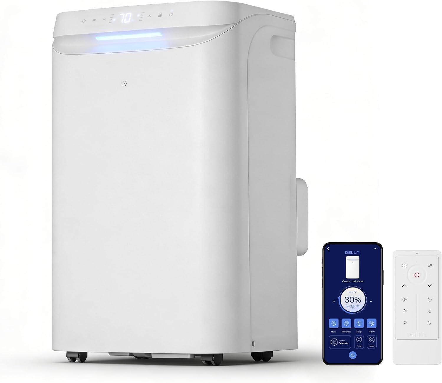 DELLA Sylro smart portable air conditioner with remote and app control